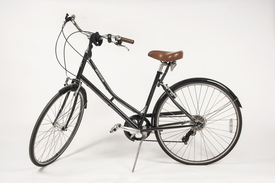 Bicycle, used by Bill Cunningham, ca. 2002. (Glenn Castellano, New-York Historical Society)